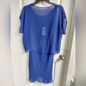 NWT Women's Lauren Ralph Lauren midi dress, 6